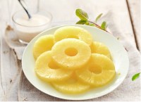 Green Food Canned Pineapple Slices in Light Syrup