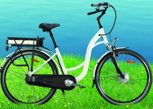 Electric bicycle, alloy frame, lithium battery, LCD display, Coaster brake,