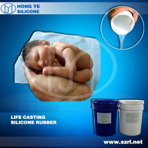 Liquid life casting silicone rubber