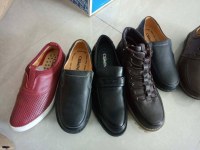 Stock man's leather shoes and casual shoes lot