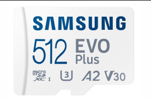 Samsung MicroSDXC 512GB EVO Plus CL10 UHS-I U3 +Adapter MB-MC512KA/EU