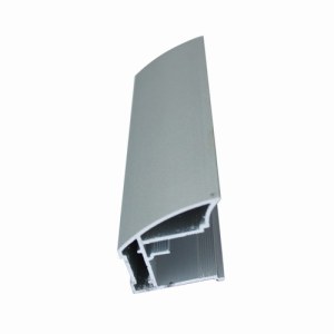 18 mm board silver vertical profile for wardrobe sliding door