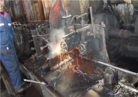 Pipe seam induction welding machine