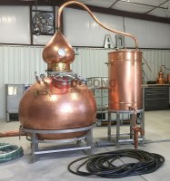 300L Copper Pot Still  Whiskey  Distillation Equipment