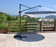 Outdoor Roma Umbrella With 18 Fiberglass Ribs