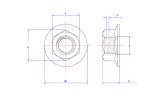 ANSI / ASME B18.2.2 Flange Nuts