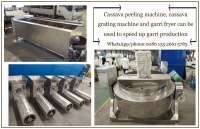 Food processing machinery cassava garri making machine in garri processing plant