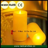 Battery Operated Dancing Flame LED Wax Flameless Candle