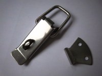 Stainless steel wire link latch/hasp