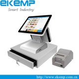 Factory Price Double Screen POS Coffee Shop Device Cashier Machine Supported