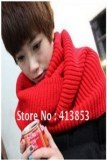 Lady Winter Warm Knit Hood Long Cowl Neck Warmers Scarf Shawl colors Wholesale