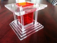 Custom acrylic pen container/China factory/ISO certified supplier