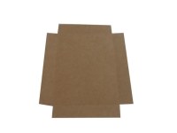 Kraft cardboard slip sheet with pull-push device