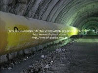 Plat PVC de conduit d'air pour tunnel et des mines