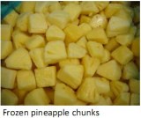 Frozen pineapple chunks