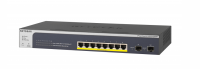 Netgear Smart Switch 8 ports Gigabit Ethernet PoE+ haute puissance avec 2 ports (190 W)