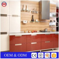Wall Clear Tempered Glass Shelves For Kitchen