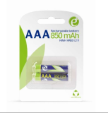 EnerGenie Ni-MH Batterie AAA rechargeable, 850mAh, sous blister emballé par 2 - EG-BA...
