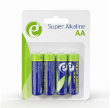 EnerGenie Pile alcaline AA LR06 - Pack de 4 - EG-BA-AA4-01