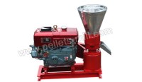 Diesel flat die pellet mill