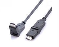 Reekin HDMI Câble - 2,0 Mètre - FULL HD 270° (High Speed w. Ethernet)