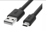 Reekin Câble USB - Micro USB - 1,0 mètre (Noir)