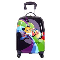Shanmao Cartoon Hard Lightweight Suitcase Childrens Travel Suitcase