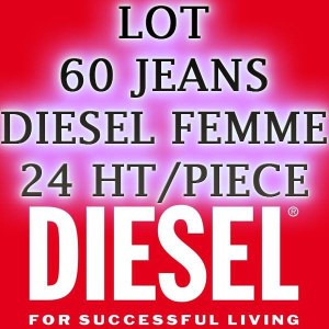 CLEARANCE JEANS DIESEL WOMAN IN LOT OF 60 PIECES