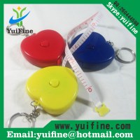 Hotsell! Lovely Heart Shaped ABS Meters Tape Measure 1.5m/60inch with Keychain 150cm ...