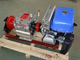 Motorized grinder, cable winch