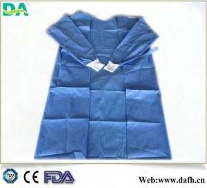 Disposable non-woven SMS/SMMS/SMMMS/SSMMS customized surgical gown hospital gown