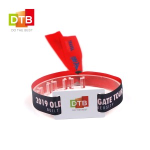 Rfid fabric wristband