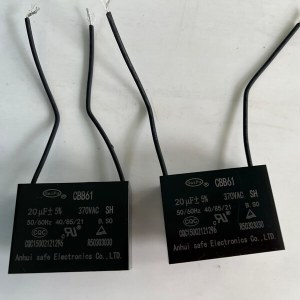 CBB61 Fan Capacitor with 2 Wires