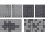 MINERA ANDES Grey Loop Modern Office Carpet Tiles