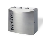 MAX-HB301 Airport Project Large Garbage Stainless Steel Receptacles Indoor Recycling Bi...