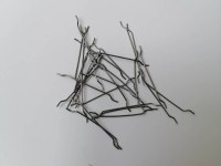 Glued hooked end steel fibre is made of high quality cold-drawn wire. The glued steel...