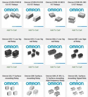 Selling the Omron relays