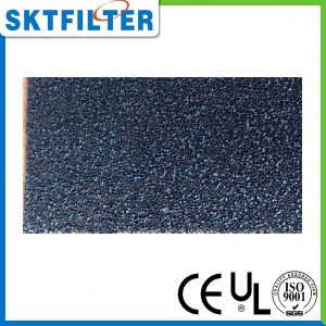 Activated carbon filter pad sponge foam