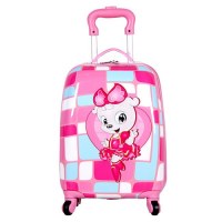 Pink ABS and PC Material Hard Luggage Best Carry On Luggage for Sale