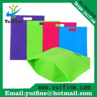Punching Nonwoven Bag with Buttom High Quality Non Woven Fabric Bag Reusable Cloth Bag...