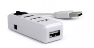 Gembird 4-Port USB 2.0HUB, Boîtier avec bloc à découpage - UHB-U2P4-21