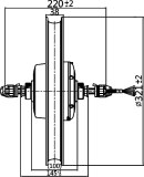 Ebike Brushless Motor