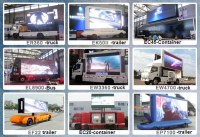 LED outdoor advertisement vehicle