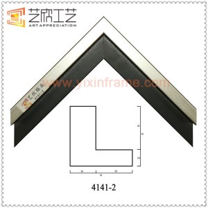 Wholesale Canvas Picture Frames L Shape Oil Painting Frame Moulding 4141