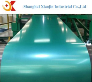Prepainted galvanized steel coil/ green color/PPGI coil