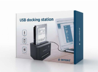Gembird Station d’accueil USB pour disques durs SATA 2,5 et 3,5 pouces - HD32-U2S-5