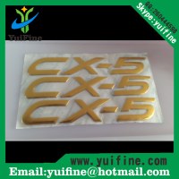 Customized Logo 3D Soft PVC Label Soft Flexible Plastic Silver/Gold Sticker PVC Tag Wit...