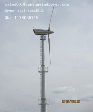 Electric pitch control 60kw wind turbine with 23m rotor diameter