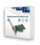 Gembird Carte Gigabit Ethernet PCI-Express, chipset Realtek - NIC-GX1