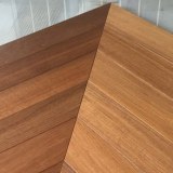 Teak Chevron Flooring